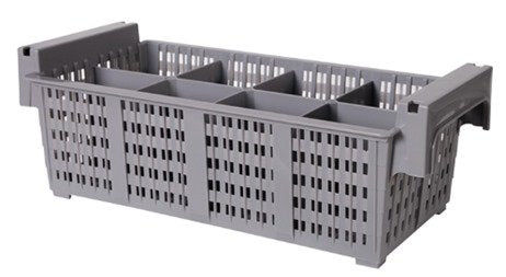 8 Compartments Basket Cutlery With Handle