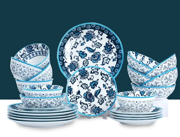 BRT104 24-Pc Ceramic Dinnerware Set