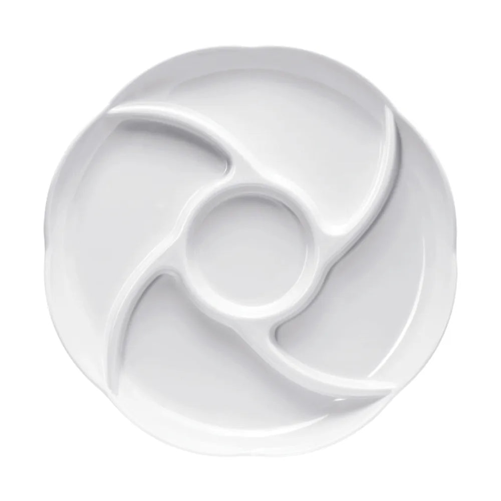 D302 Melamine 12″ Compartment Mess Tray