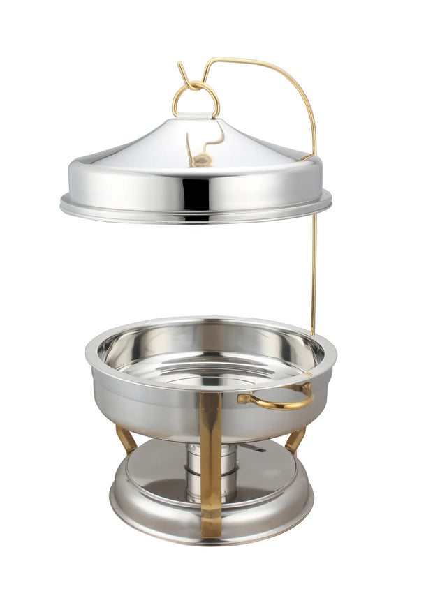 CHAFING DISH 8L, Full Round Food Pan SS