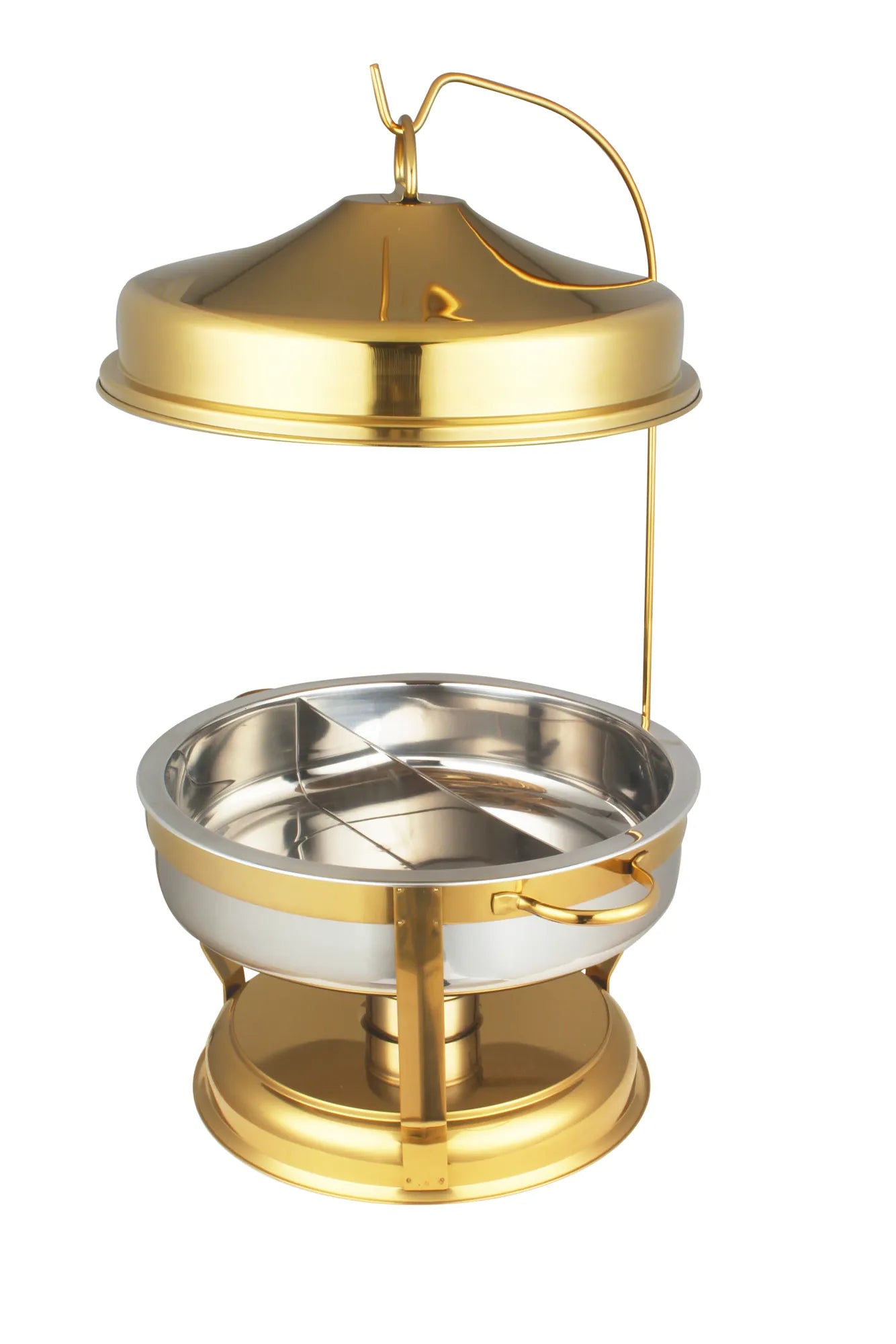 CHAFING DISH 201 8L, 
2-Division Food Pan