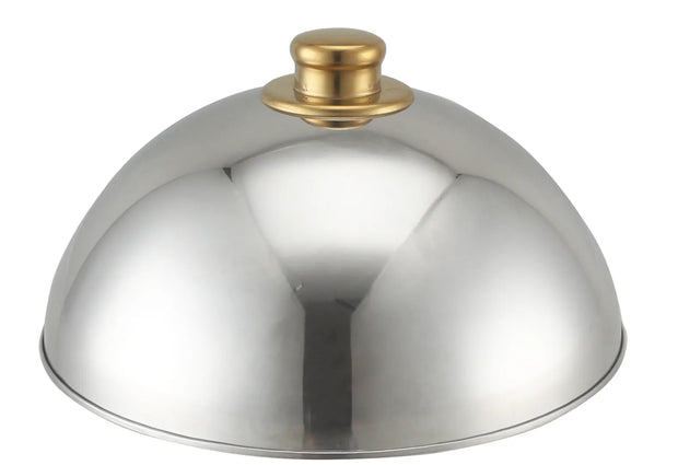 DOME 10" With Golden Handle