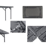 New Zown Classic XL120 Rectangular Foldable Table