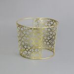609120 ELAVATION 8"H ROUNDSTAND GOLD