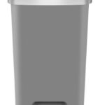 Eko EK6388-35L-GR Plastic Step Bin
