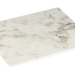 3226FPW9, MARBLE 1/2 FOOTED PLATTER (CARRARA)