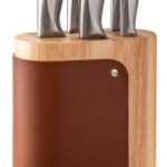 ZT0009 knife block with 5pcs knife set