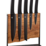 ZT0011 knife block with 5pcs knife set