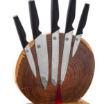 ZT0015 knife block with 5pcs knife set