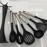 BS-85 7pcs Nylon Cooking Set w/ Stainless Steel Handle