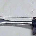 BS-133 Silicone Skimmer with Stainless Steel Handle