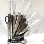 8pcs Kitchen Knife Set White