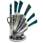 8pcs Kitchen Knife Set Green