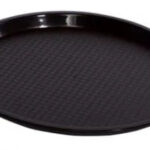 ABS Black Round Tray