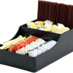 Coffee Condiment Organizer Cup Holder 9 Compartments
