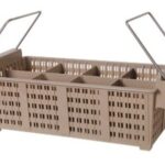 8 Compartments Basket Cutlery With Handle