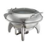 CHAFING DISH ROUND with Stand 6L