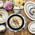 DS- 22C023 57pcs NBC ROUND Dinner Set