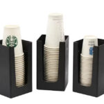 Single Coffee Cup & Lid Sleeve Dispenser Cup Holder