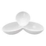 D096 Melamine 7" Conjoined Bowl