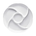 D302 Melamine 12″ Compartment Mess Tray