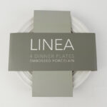 PS210100 Linea Embossed Dinner Plate 10.5"